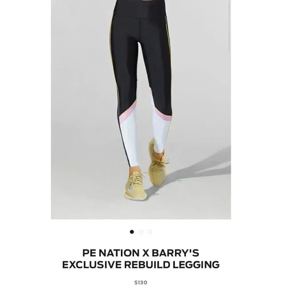 P.E NATION X BARRY'S EXCLUSIVE REBUILD LEGGINGS - Picture 1 of 7